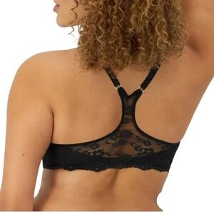 NWT Maidenform T-Shirt One Fab Fit Lace T-Back Front Closure Underwire 38DD